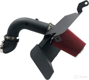 img 4 attached to 🚀 4-Inch Perfit Formance Cold Air Intake Induction Kit with Filter | 2003-2007 Dodge Ram 2500 3500 5.9L L6 Turbo Diesel | Black Tube & Red Filter