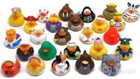 img 3 attached to Fun Express ABC Rubber Duckies - Set of 26 - Educational Learning Activities for Kids