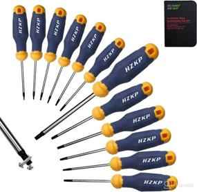 img 4 attached to 🔧 SUNHZMCKP 12-Piece Magnetic Torx Screwdrivers Set – S2 Alloy Steel – T5-T40 Star Screwdrivers Set – High-Quality Repair Tools