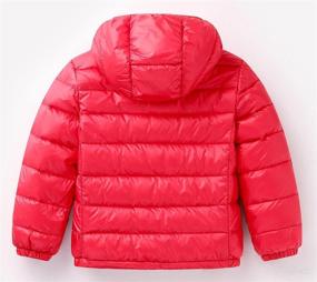 img 3 attached to Girls Winter Puffer Warming Jacket Apparel & Accessories Baby Boys best: Clothing