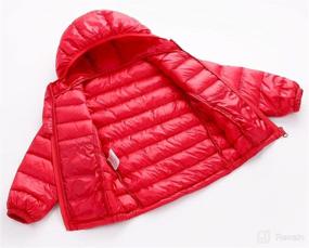 img 2 attached to Girls Winter Puffer Warming Jacket Apparel & Accessories Baby Boys best: Clothing