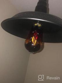 img 7 attached to Светодиодная лампочка Эдисона из цветного стекла I-SHUNFA, стандартная цоколь E26, 6 Вт без нагрева, светодиодные лампочки в форме глобуса G95 для домашней вечеринки, комнаты отдыха, балкона, сада, рождественского украшения