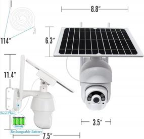 img 3 attached to Представляем NuCam: беспроводную камеру безопасности на солнечной энергии с PTZ и цветным ночным видением