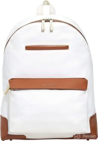 img 3 attached to 🎒 The Honest Company Uptown Canvas Backpack – Stylish and Sustainable Travel Companion