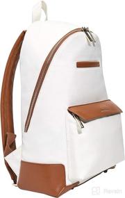 img 1 attached to 🎒 The Honest Company Uptown Canvas Backpack – Stylish and Sustainable Travel Companion