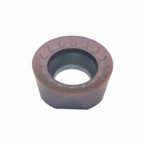 img 3 attached to High Performance Carbide Milling Inserts - RPMT10T3 MOE JS (R5) - Multi-Layer Coated For CNC Milling Machines - Ideal For Steel & Stainless Steel - 10 Pieces/Box
