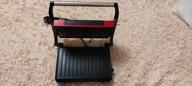 img 3 attached to Sandwich maker Kitfort KT-1609 Panini Maker, red review by Boguslawa Kencler ᠌