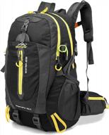 large 40l waterproof hiking backpack with multiple pockets and well-ventilated design for backpacking, camping, and outdoor activities - ultralight and multifunctional logo