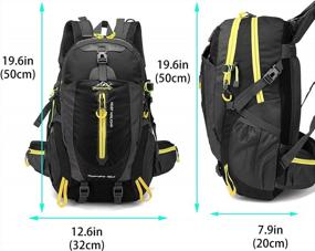 img 2 attached to Large 40L Waterproof Hiking Backpack With Multiple Pockets And Well-Ventilated Design For Backpacking, Camping, And Outdoor Activities - Ultralight And Multifunctional