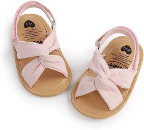 img 2 attached to 👣 Ultimate Comfort and Flexibility: Newborn Sandals for Outdoor Toddler Boys' Shoes