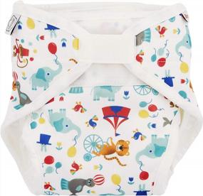 img 1 attached to Go Green With ImseVimse'S Organic All In One Reusable Cloth Diaper - Eco-Friendly Diapering Solution For Your Baby