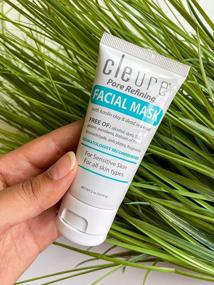 img 1 attached to Cleure Fragrance-Free Hypoallergenic Face Clay Mask For Sensitive Skin - Gluten, Paraben, And Salicylate-Free - Enriched With Kaolin Clay, Dead Sea Mud, And Shea Butter - 2 Oz