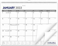 2023-2024 wall calendar - 18 months jan 2023 to jun 2024, 14.5 x 11 inches, twin-wire binding, thick paper and ruled blocks for home/school/office логотип