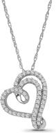 sterling silver diamond pendant necklace girls' jewelry ~ necklaces & pendants logo
