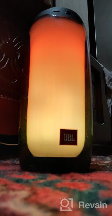 img 1 attached to Renewed JBL Pulse 4 Portable 🔊 Bluetooth Speaker, Waterproof with Light Show - Black review by Agata Huas-Brodecka ᠌