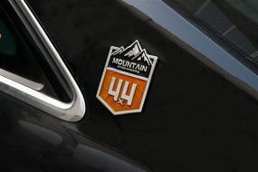 img 2 attached to 🏞️ Enhance the Look of Your Off-Road Vehicle with a 4x4 Mountain Cross Country Metal Car Sticker