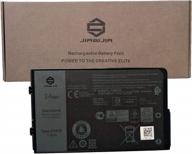 jiazijia j7htx replacement battery for dell latitude 7202/7212 rugged extreme tablet - black 7.6v 34wh 4342mah logo