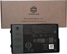 img 4 attached to JIAZIJIA J7HTX Replacement Battery For Dell Latitude 7202/7212 Rugged Extreme Tablet - Black 7.6V 34Wh 4342MAh
