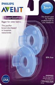 img 1 attached to Avent Soothie Blue Boys 3+ 🍼 Months 2-Pack: Soothing Pacifiers for Your Little One!