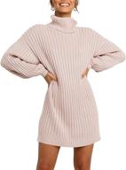 logene turtleneck oversized pullover 240 jiaotang m women's clothing : dresses логотип