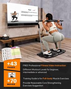 img 2 attached to Get Your Home Workout On Point With Gonex - The Ultimate Portable Gym With 14 Exercise Accessories