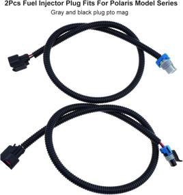 img 3 attached to Replacement Fuel Injector Harness Plug Set for Polaris UTV Ranger & RZR 800 (2011-2017)