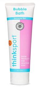 img 1 attached to Protect And Pamper Your Kids With Thinksport Sunscreen And Bubble Bath Bundle: SPF 50+ Mineral Sunscreen And Non-Toxic Bubble Bath