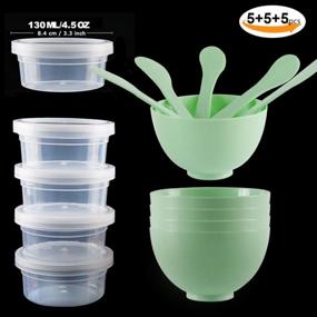 img 3 attached to Get Creative With LEOBRO DIY Making Tools: 5Pcs Glue Mixing Bowls, 5Pcs Spoons, And 5Pcs Containers For Art And Craft Projects