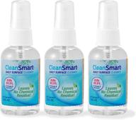 🧴 cleansmart to go disinfectant: tsa-approved, kills 99.9% of viruses - 2 oz (pack of 3) logo