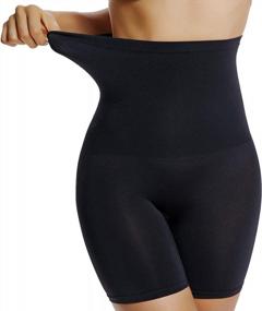 img 4 attached to High-Waist Shapewear Shorts For Women: JOYSHAPER Slip Shorts Provide Firm Control, Slim Thighs, And Prevent Chafing - Ideal For Wearing Under Dresses