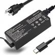 lenovo thinkpad usb-c 65w laptop charger type c replacement for t480/t490/e15 series logo