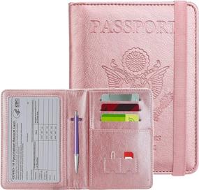 img 4 attached to Кошелек для паспорта KINGMAS Travel Wallet