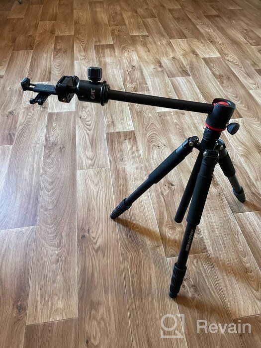 img 1 attached to 🦅 Falcon Eyes Hangman 165 BH1 Tripod: Ultimate Stability & Versatility in Black review by Busaba Lek ᠌