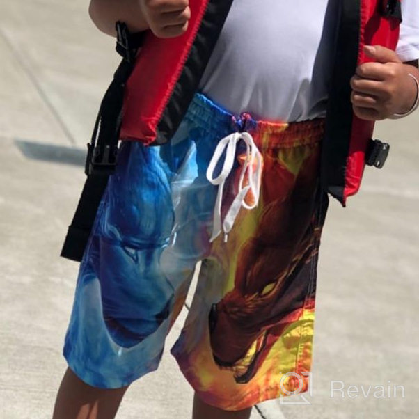 img 1 attached to 🍍 Pineapple Swimwear Bathing Suits for Boys - RAISEVERN's Stylish Swimwear Collection review by Jayson Sharma
