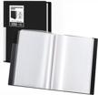 presentation portfolio binder with 12 plastic sleeve pockets - 1 pack, 8.5 x 11 inches, clear sheet protector, displaying 24 pages, ideal for presentations, meetings and organization by ktrio logo