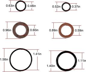 img 1 attached to 🔧 Premium VOLVO PENTA Power Steering Actuator Repair Kit: 3812269, 21910902, FSM018, 3860883, 3862210, 3862513