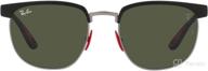 ray ban rb3698m scuderia collection sunglasses motorcycle & powersports logo