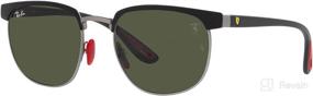 img 3 attached to Ray Ban RB3698M Scuderia Collection Sunglasses Motorcycle & Powersports