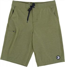 img 1 attached to Maui Rippers Long Boardshorts: 4-Way Stretch For Maximum Comfort And Style