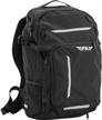 fly racing illuminator backpack black logo