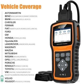 img 3 attached to 🚗 Porsche 997 FOXWELL NT530: Продвинутый мультисистемный диагностический сканер OBD2 с функциями SRS ABS DPF EPB Airbag TPMS сброс аккумулятора