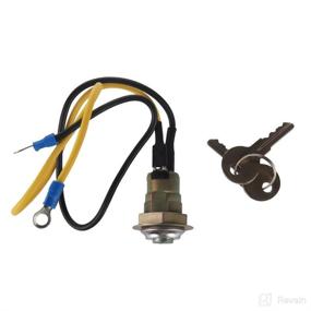 img 2 attached to 🚜 HMY Tractor Ignition Switch 8N3679C with 2 Wire, 2 Position, 2 Keys - Fits 2N 8N 9N 4000 6000 641 NAA 501 600 601 700 701 800 801 900 2000 4000 (1939-1964) - Ideal for Car, Boat, Truck, and Tractor Applications