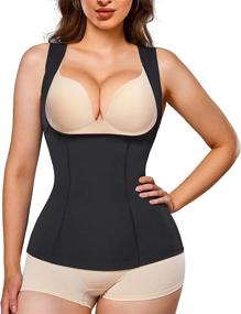 img 4 attached to Slim And Shape Your Figure With Eleady Women'S Underbust Corset Tops Waist Trainer!