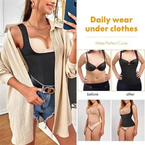 img 1 attached to Slim And Shape Your Figure With Eleady Women'S Underbust Corset Tops Waist Trainer!