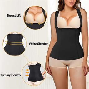 img 3 attached to Slim And Shape Your Figure With Eleady Women'S Underbust Corset Tops Waist Trainer!