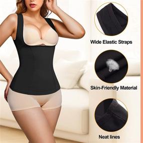 img 2 attached to Slim And Shape Your Figure With Eleady Women'S Underbust Corset Tops Waist Trainer!