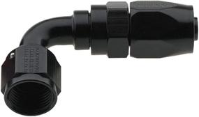 img 1 attached to 🔌 Fragola Pro-Flow Black Hose Fitting, Size -10, 90 Degree