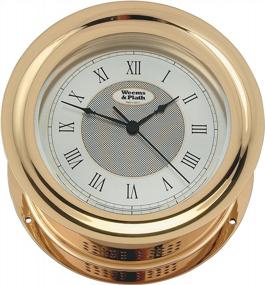 img 1 attached to Weems & Plath Quartz Ship'S Bell Clock: Celebrate The Anniversary With Style!