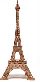 img 4 attached to Allgala Статуя Эйфелевой башни, декор из сплава металла и размер (07 ", розовое золото)