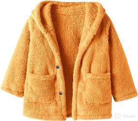 img 4 attached to Toddler Fleece Hoodie Jacket Outwear Apparel & Accessories Baby Boys